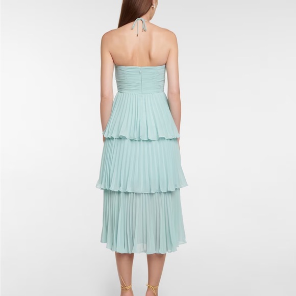 Self-Portrait cutout halter neck midi dress - Picture 3 of 6